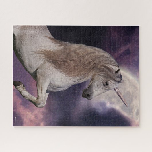 Puzzle Bob Langrish | Élevage de licorne grise (Horizontal)