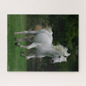 Puzzle Bob Langrish | Gray Arab Running (Horizontal)