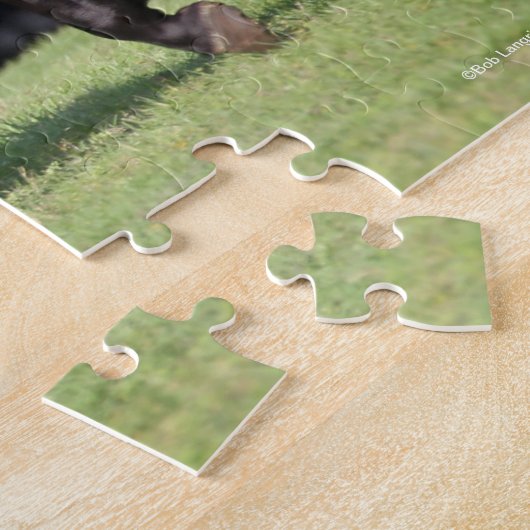 Puzzle Bob Langrish | Light Bay Lusitano Running (Côté)