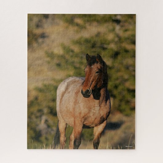 Puzzle Bob Langrish | Mustang Horse Standing (Vertical)