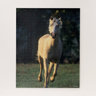Puzzle Bob Langrish   Palomino Horse Running Backlight