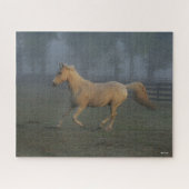 Puzzle Bob Langrish | Palomino Tennessee Walker dans Mist (Horizontal)