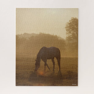 Puzzle Bob Langrish   Pâturage arabe au coucher du soleil