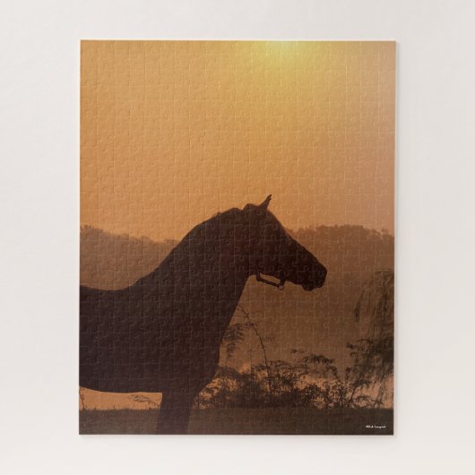 Puzzle Bob Langrish | Silhouette Rocky Mountain Horse (Vertical)