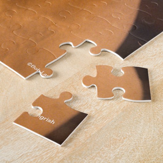 Puzzle Bob Langrish | Tirage arabe gris soir léger (Côté)