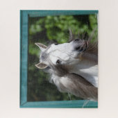 Puzzle Bob Langrish | Tirage d'un stallion andalou gris (Vertical)