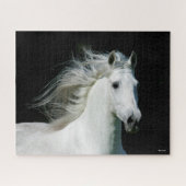 Puzzle Bob Langrish | Tirage d'un stallion andalou gris (Horizontal)