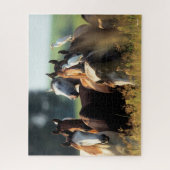 Puzzle Bob Langrish | Troupeau De Chevaux Se Tenant Avec  (Vertical)