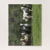 Puzzle Bob Langrish | Troupeau De Ponies Galloises Debout (Vertical)