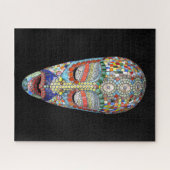 Puzzle Bob, pourquoi le long visage ? Masque mosaïque (Horizontal)