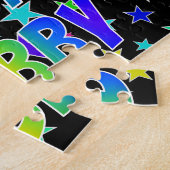 Puzzle "BOBBY" Prénom, Amusant "HEUREUX ANNIVERSAIRE" (Côté)