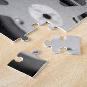 Puzzle Bobines de film vintages noires et blanches (Côté)