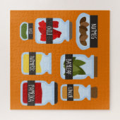 Puzzle Bocaux d'épices colorés style cuisine (Horizontal)