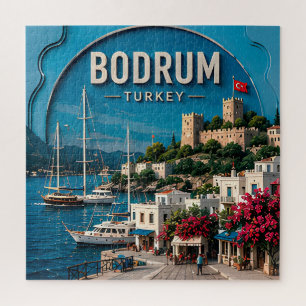 Puzzle Bodrum Turquie Mer Égée Vacances Côtières Voyage