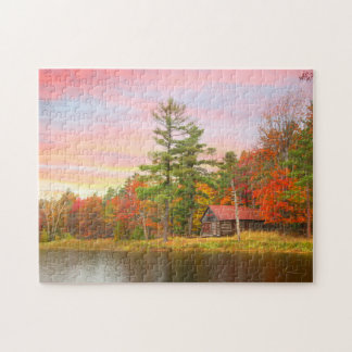 Puzzle Boekelodge en automne