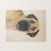 Puzzle Boerboel Peinture - Cute Original Chien Art (Horizontal)