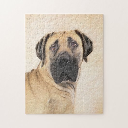 Puzzle Boerboel Peinture - Cute Original Chien Art (Vertical)