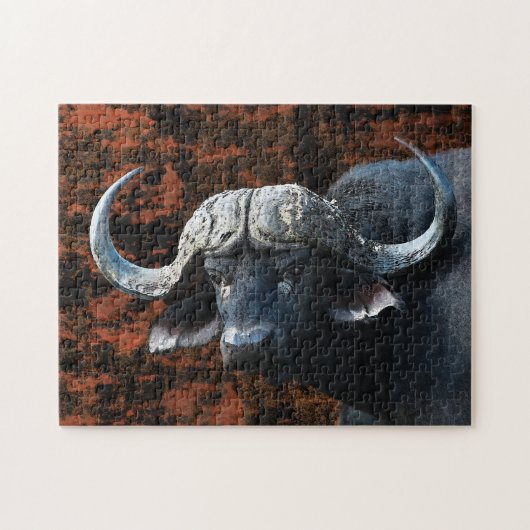 Puzzle Boeuf de buffle faune animal art (Horizontal)