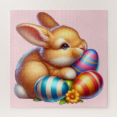 Puzzle Boeuf et lapin de Pâques | (Vertical)