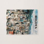 Puzzle Bogota Colombie City View Aquarelle (Horizontal)
