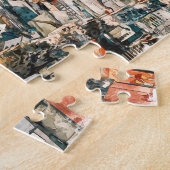 Puzzle Bogota Colombie City View Aquarelle (Côté)