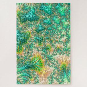 Puzzle Bohème vibrant tripant fractale abstrait spirale