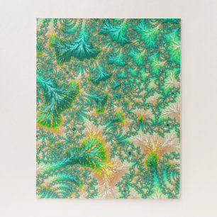 Puzzle Bohème Vibrant Trippy Fractal Abstrait Spiral