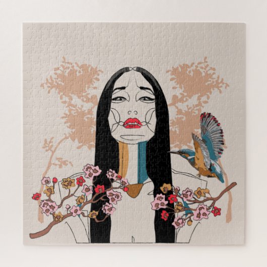 Puzzle Boho asiatique (Vertical)