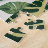 Puzzle Boho Black Woman Portrait botanique (Côté)