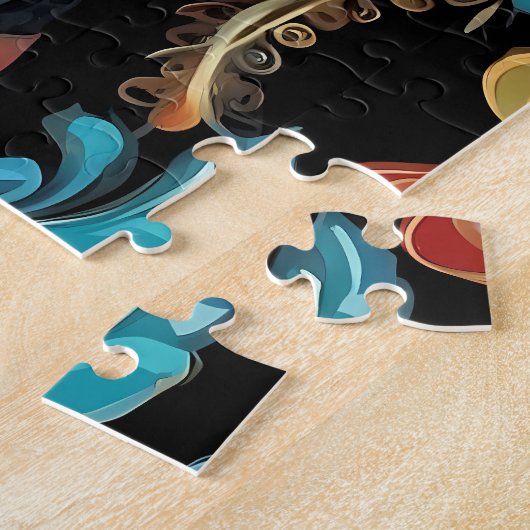 Puzzle Boho Feline Mandala (Côté)