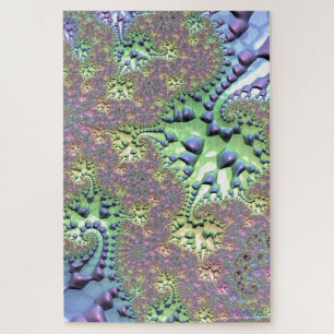 Puzzle Boho Hippie Groovy Brillant Coloré Arc-en-ciel Fra