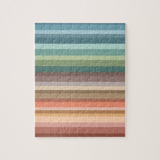 Puzzle Boho Modern Chic Stripes (Vertical)