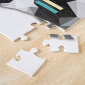 Puzzle Boho poly raccoon (Côté)