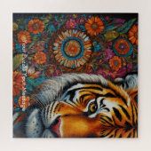 Puzzle Boho Tiger Mandala (Horizontal)