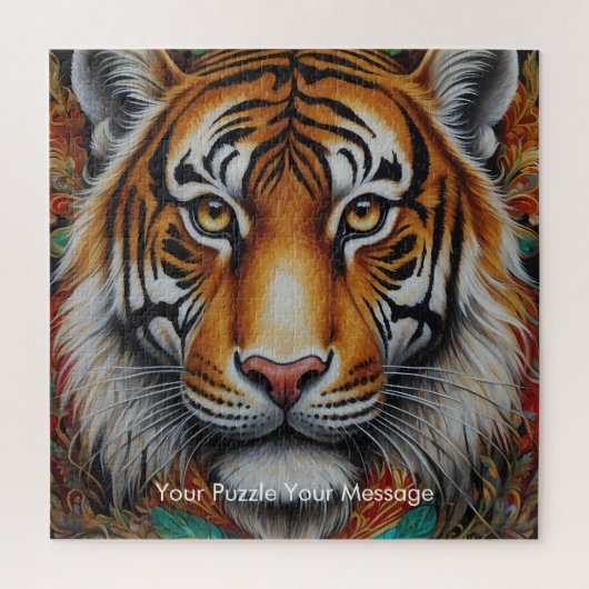 Puzzle Boho Tiger Mandala (Vertical)