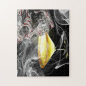 Puzzle Boire le crâne avec la fumée (Vertical)