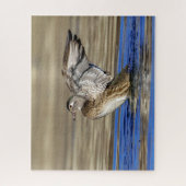 Puzzle Bois Canard battant ses ailes (Vertical)