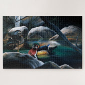 Puzzle Bois Canards Étang (Horizontal)