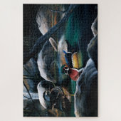 Puzzle Bois Canards Étang (Vertical)