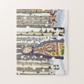 Puzzle Bois de bouleau d'hiver (Vertical)