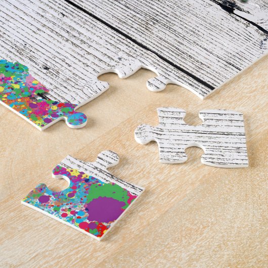 Puzzle bois de carte du monde (Côté)