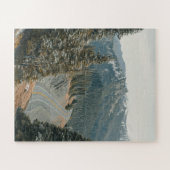 Puzzle Bois De Neige Le Long De L'Autoroute (Horizontal)