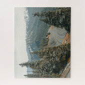 Puzzle Bois De Neige Le Long De L'Autoroute (Vertical)