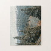 Puzzle Bois De Neige Le Long De L'Autoroute (Vertical)