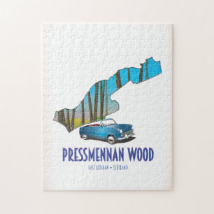Puzzle Bois de Pressmennan Écosse