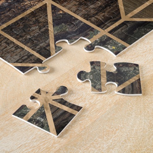 Puzzle Bois et or (Côté)