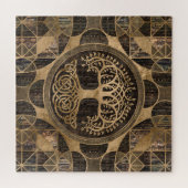 Puzzle Bois et or (Horizontal)