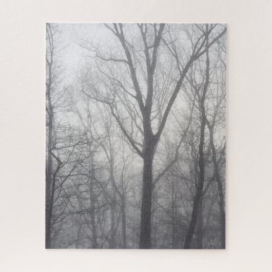 Puzzle Bois gris des arbres (Vertical)