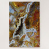 Puzzle Bois pétrifié aux cristaux (Vertical)