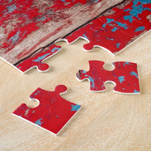 Puzzle Bois rouge (Côté)